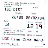 Entradas de cine