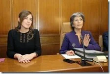Maria Elena Boschi e Anna Finocchiaro
