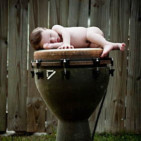by Jamie Weiss - Portrait & People Children ( djembe, baby )