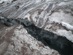 Neat ice 'sculpture' left of center.
