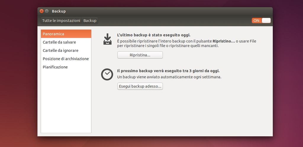 Ubuntu - Déjà Dup