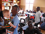 When we visited our schools, everyone went CRAZY about Matimu! The teachers showed him off and the kids loved passing him around. Transition to Madagascar - 084.jpg