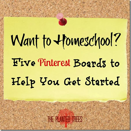 Homeschool Beginner Pinterest Boards