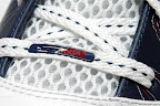 nike lebron 7 ps gr white navy red 8 06 Nike Air Max LeBron VII (7)   White/Navy/Gold Sample Actual Photos