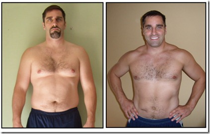 Antes e depois homens musculação 5