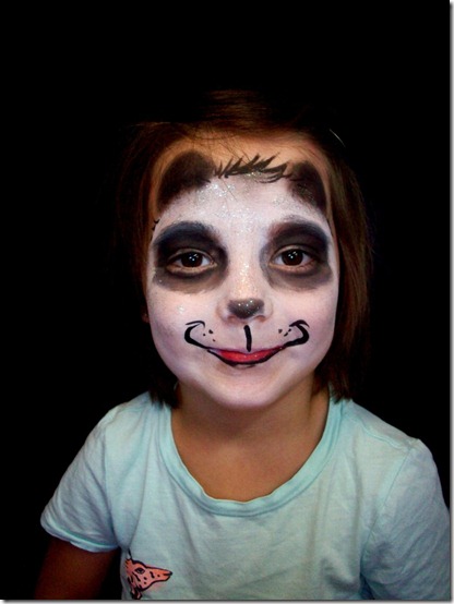 maquillaje de oso panda (3)