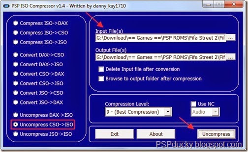 มือใหม่ใช้ PSP ตอนที่ 7 การแปลงไฟล์เกมส์ PSP ระหว่าง ISO และ CSO
