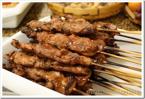 PORK BBQ STICKS© BUSOG! SARAP! 2011 PORK BBQ STICKS© BUSOG! SARAP! 2011