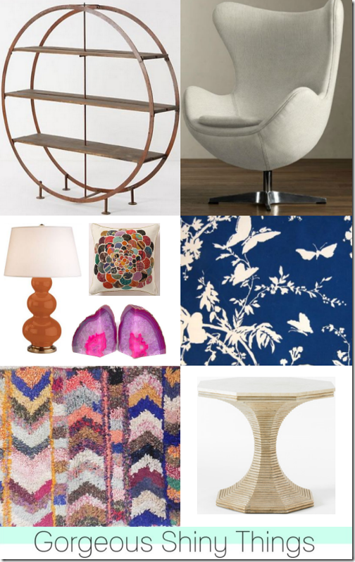 gorgeous shiny things blog design reading nook