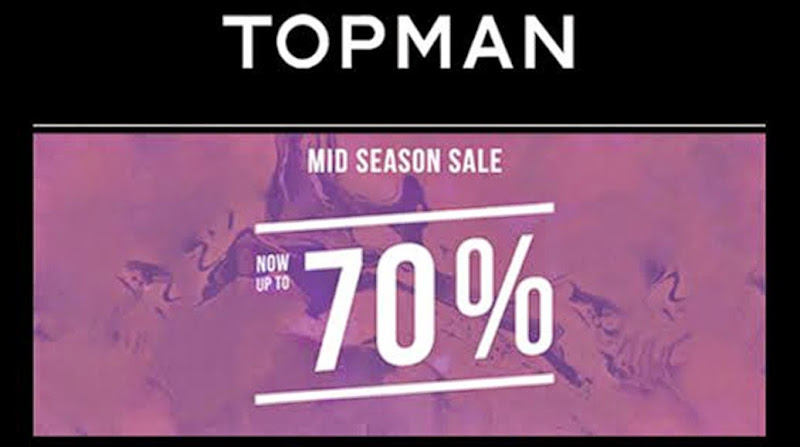 Topman Mid Season Sale banner Topman Mid Season Sale banner