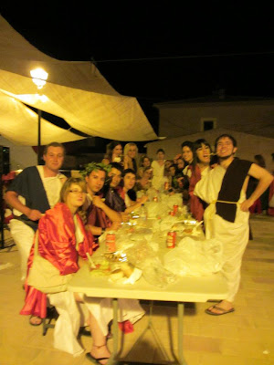 Sopar romà en motiu de I Jornadas sobre la Villa Romana de Noheda. (Foto: Victoria Silva Martínez)