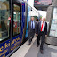 Inauguration; nouvelles rames du tram; couleurs de lEurope; roland ries; nawel rafik; secrétaire général du conseil de leurope
