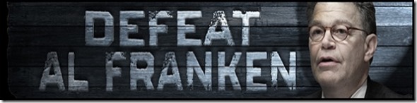 Defeat Al Franken Banner Defeat Al Franken Banner