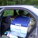 Matt and I all packed up for a night of camping. Matt and I all packed up for a night of camping.