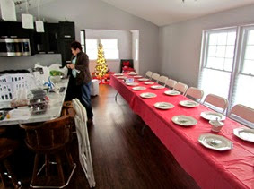 1411214 Nov 28 Barb Setting Up For Christmas Dinner