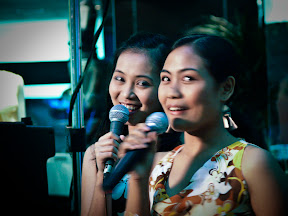 Hosts Abigail Katigbak and Tin Abanes