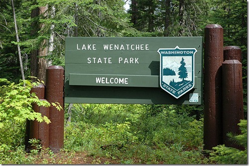 Lake Wenatchee Sign