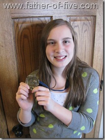#4 of 5 with her Basketball Medal