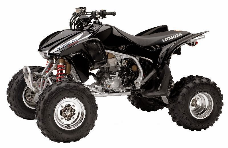 Honda trx450r на гусеницах