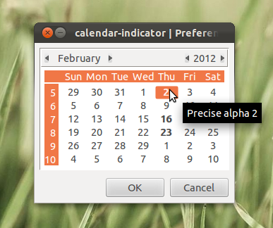 Calendar Indicator