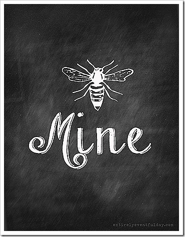 Bee Mine Valentine's Day Printable - Entirely Eventful