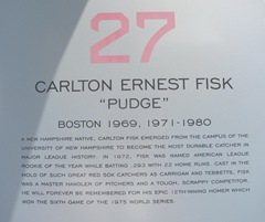 Florida 2013 retired 27 Fisk placque