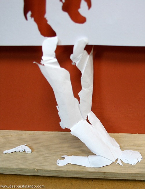 obras de arte em papel 3D origami Peter Callesen desbaratinando (28)