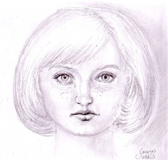 Anna - portret in creion - pencil portrait