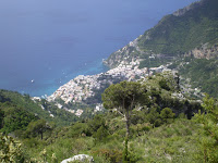 AMALFI - LANDSCAPE TOWN FROM ABOVE