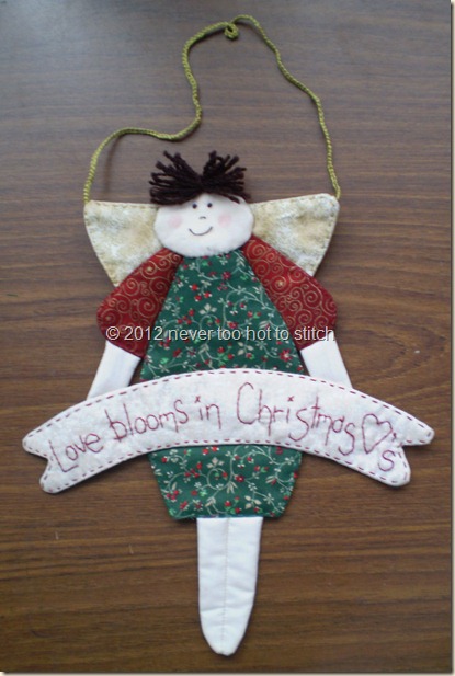 2012 Christmas Angel finished