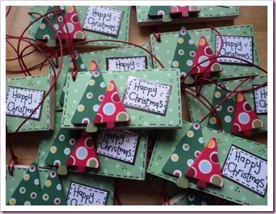 Wooden Christmas Tree tags