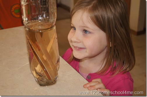 Science Experiment for Kids - Soaking Craft Sticks to make pliable Science Experiment for Kids - Soaking Craft Sticks to make pliable