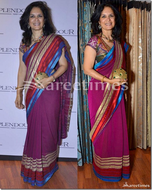 Purple_Designer_Saree
