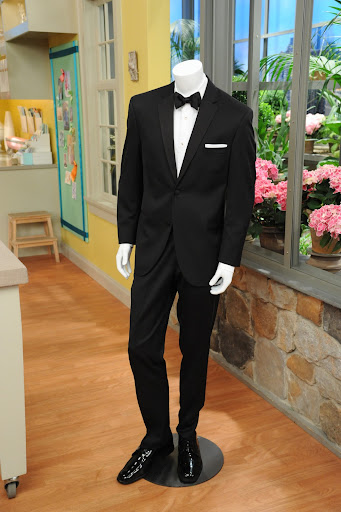 The lucky grooms won a BLACK by Vera Wang at Men's Wearhouse Tux Rental www