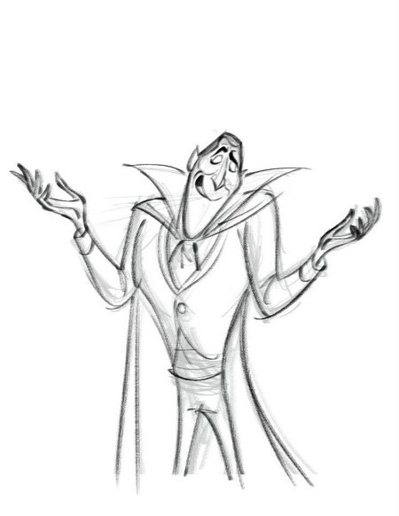 Hotel Transylvania koncepcióképek Drakuláról 02