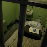 One of the cells at Alcatraz