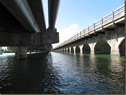 bridge and walking bridge in keys bridge and walking bridge in keys