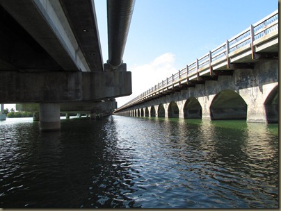 bridge and walking bridge in keys