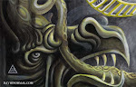 "Samsara", (detail), acrylic on canvas, 2012