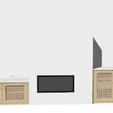 3d Design for Built-in Fireplace Cabinets