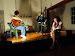 Local musicians sometimes stop by.