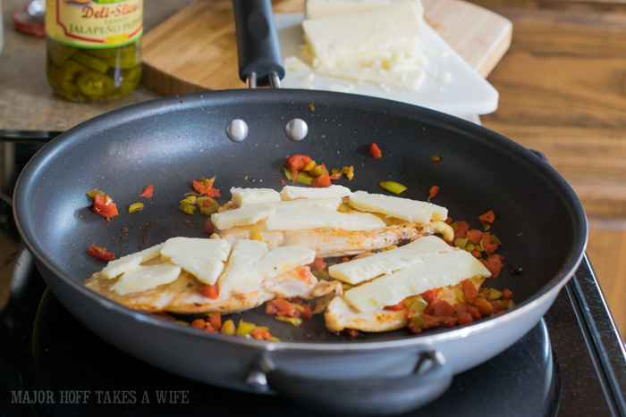 Add aged White cheddar or another favorite cheese to 3 pepper chicken. Holiday Memories with Mezzetta! This easy lunch or dinner recipe will have you sailing through the holidays. Casual enough for everyday, but colorful enough for a holiday feast! Features 3 different peppers and packs a flavorful punch! All in less than 20 minutes! There is also a coupon for Mezzetta products as well as a chance to win 1 of 31 Holiday Gift Baskets! #MezzettaMemories #SharingJoy #Chicken #Peppers #Easy #dinner #recipe Add aged White cheddar or another favorite cheese to 3 pepper chicken.Holiday Memories with Mezzetta! This easy lunch or dinner recipe will have you sailing through the holidays. Casual enough for everyday, but colorful enough for a holiday feast! Features 3 different peppers and packs a flavorful punch! All in less than 20 minutes! There is also a coupon for Mezzetta products as well as a chance to win 1 of 31 Holiday Gift Baskets! #MezzettaMemories #SharingJoy #Chicken #Peppers #Easy #dinner #recipe