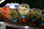 Don't be fooled by the jar! The pickled vegetables from Tillen Farms are crunchy, fresh, and perfect for your next Bloody Mary or martini.  The Crispy Snap Peas were one of my all-around favorite tastes of the day.