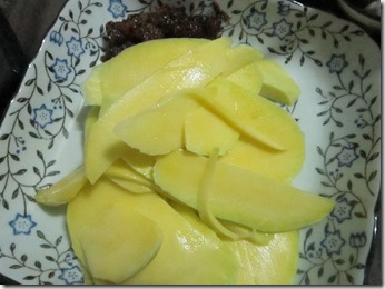 green mangoes with bagoong, 240baon