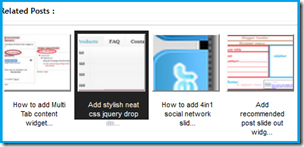related posts with thumbnails for blogger