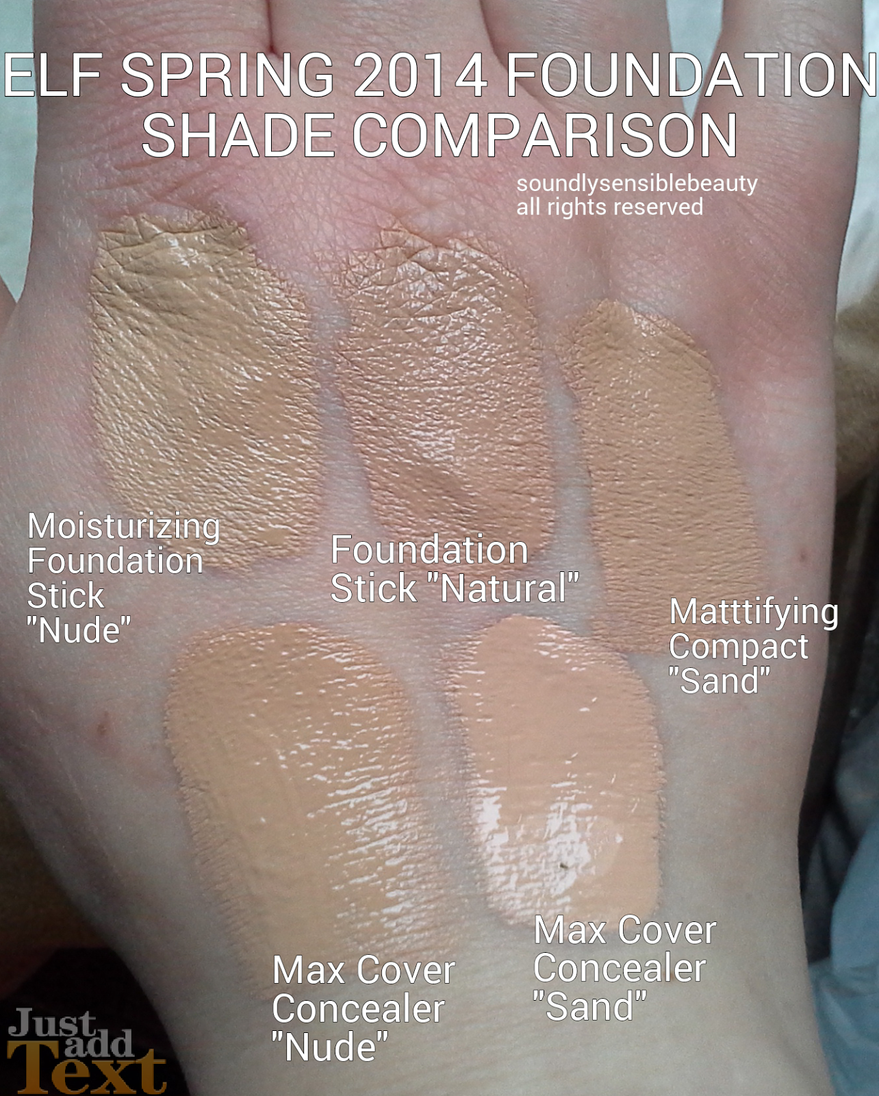 ELF HD Mattifying Cream Foundation Review & Swatches of Shades