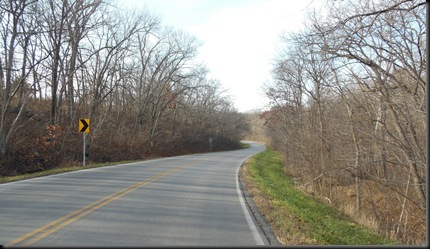 Hwy 92 between Leavenworth and McClouth, KS (who said Kansas roads were all flat and straight?)