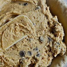 Pumpkin Chocolate Chip Cookie Pie
