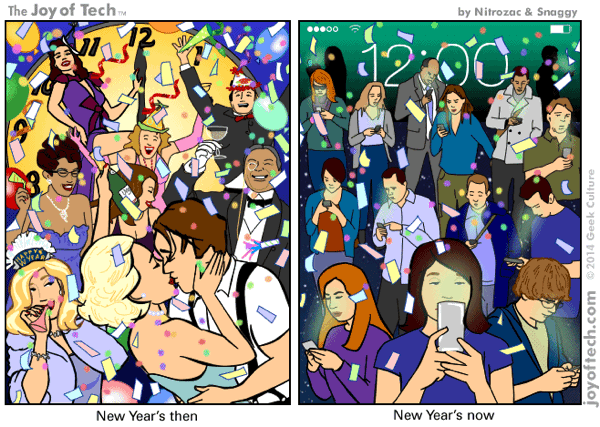 New Year s Then vs New Year s Now
