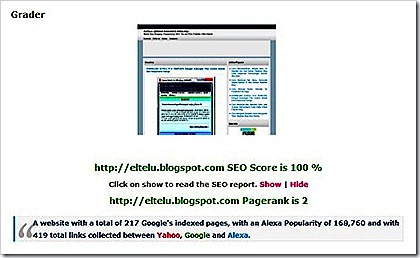 SEO Scrore Eltelu Blog Sebelum Dilakukan Pemasangan Widget Dalam Bentuk IFRAME SEO Scrore Eltelu Blog Sebelum Dilakukan Pemasangan Widget Dalam Bentuk IFRAME